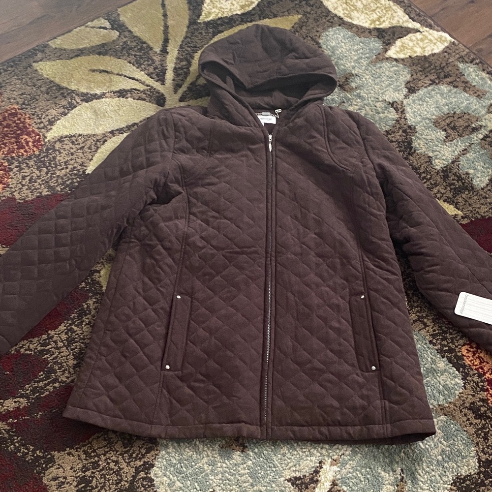 Breckenridge Quilted Brown Puffer Jacket